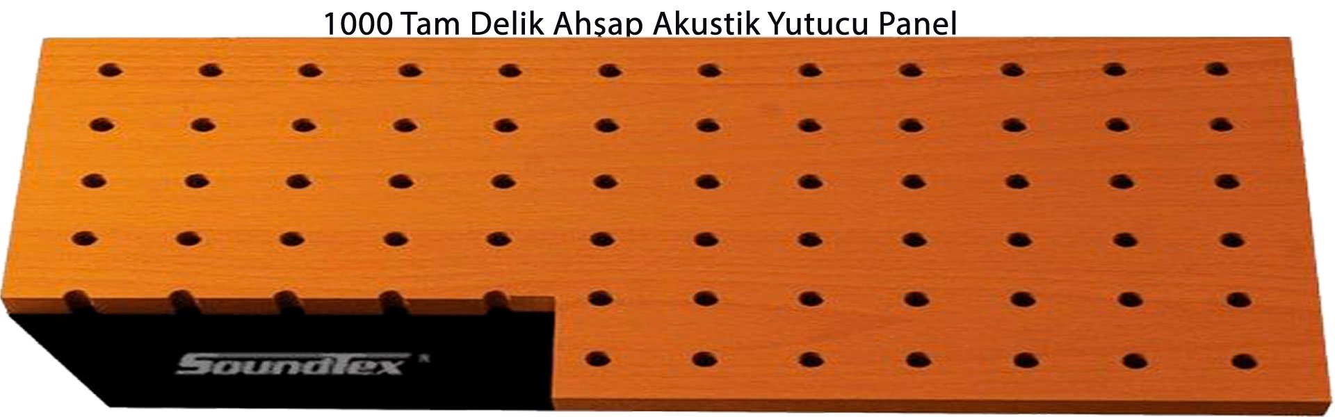 1000 Tam Delik Ahşap Akustik Yutucu Panel