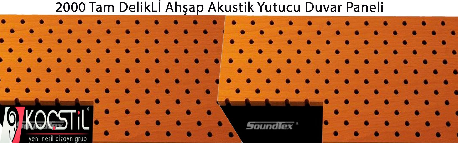 2000 Tam DelikLİ Ahşap Akustik Yutucu Duvar Paneli