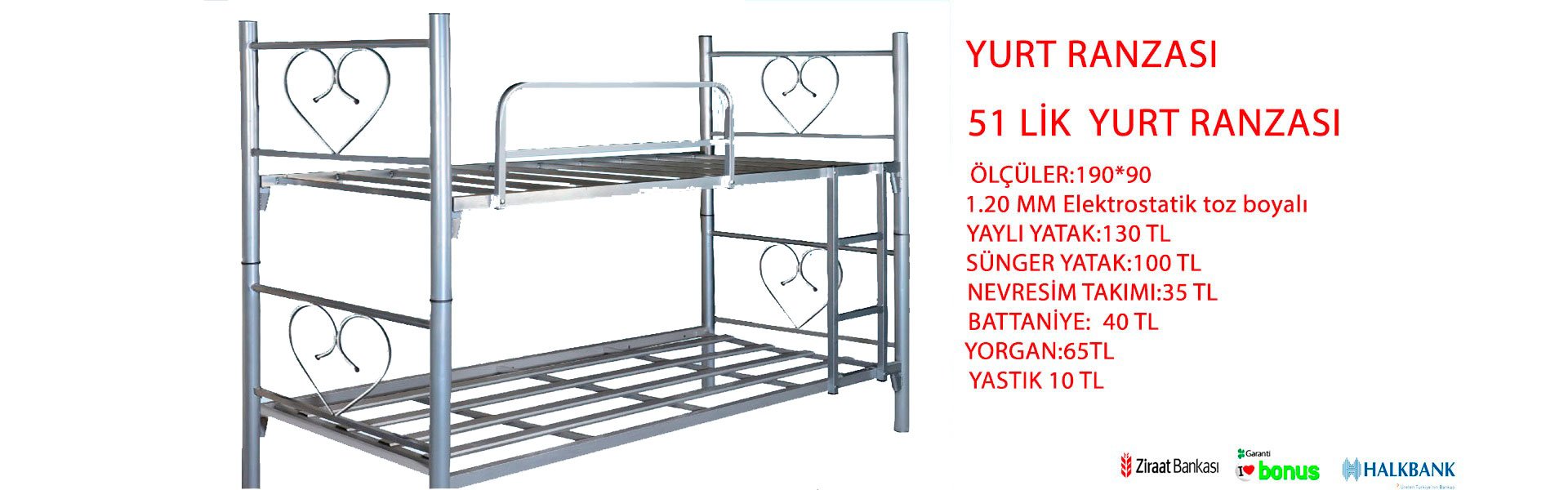 51 LİK YURT RANZASI