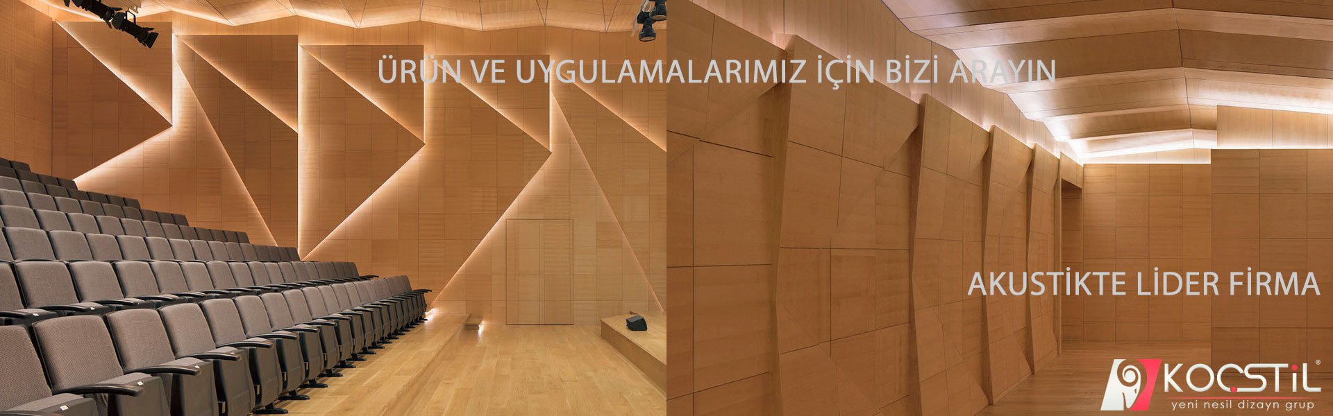 AKUSTİK AHŞAP DUVAR KAPLAMASI