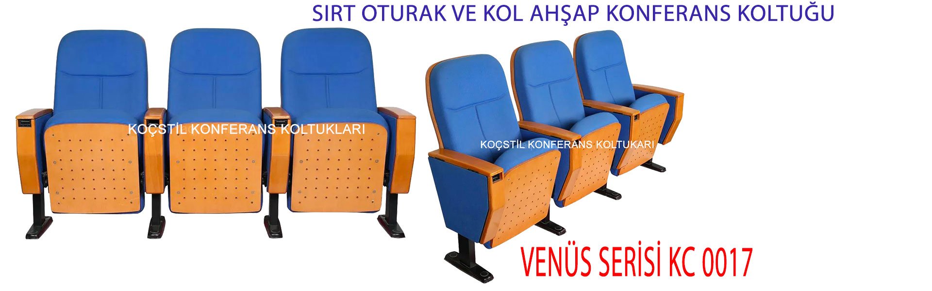 Katlanabilir Kapalı Kol  SÜPER SERİ   Konferans Koltuğu KC 017