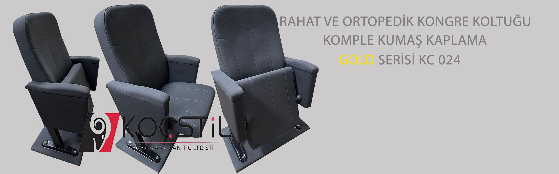 KATLANABİLİR KUMAŞ  STANDART KONFERANS KOLTUĞU KC024