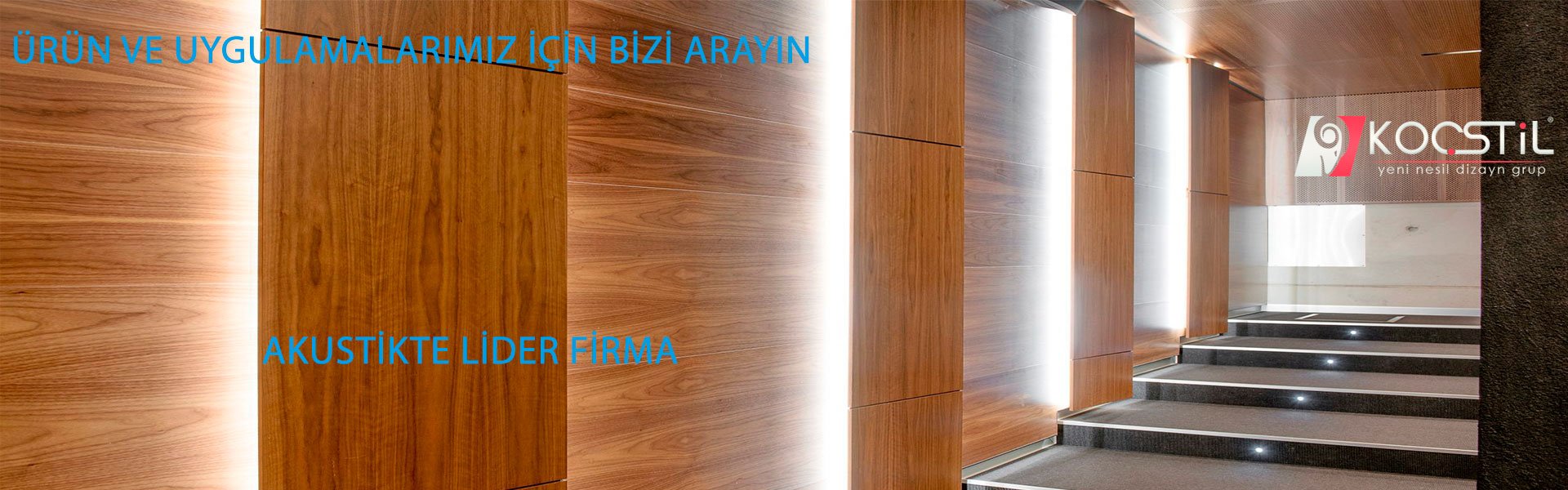 LED IŞIKLI NATUREL AKUSTİK DUVAR KAPLAMALARI