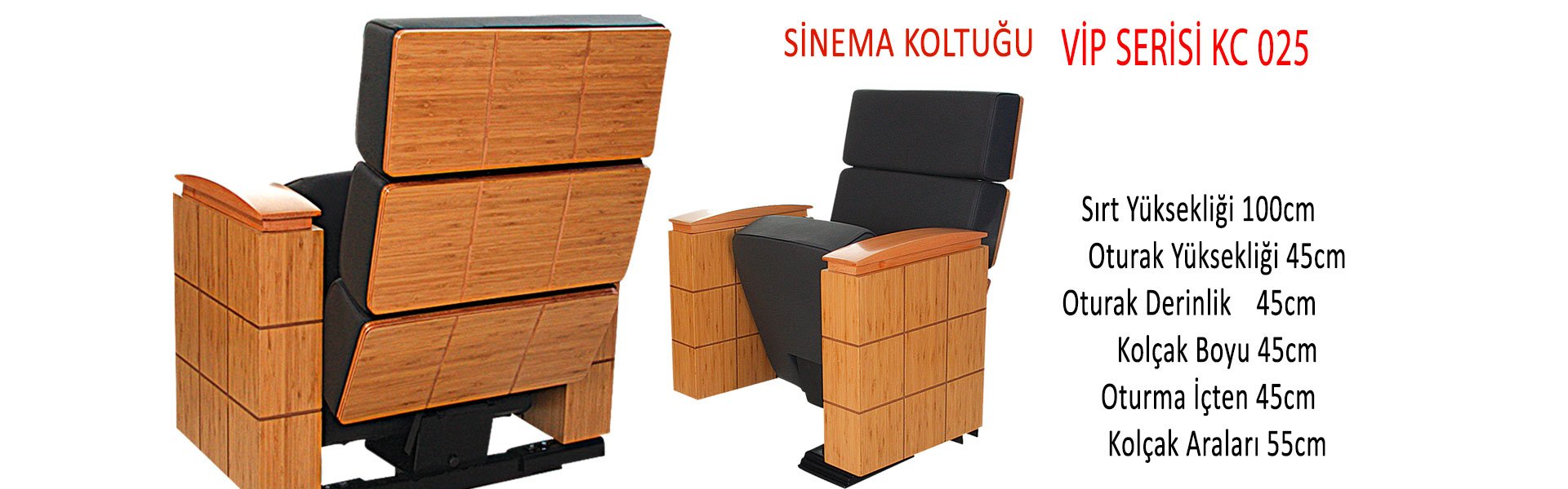 STANDART KATLANIR SİNEMA KOLTUĞU VİP KC 025