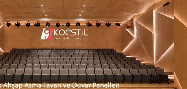 AKUSTİK AHŞAP DUVAR KAPLAMALARI 