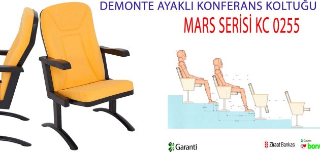 DEMONTE AYAKLI  KATLANABİLİR STANDART KONFERANS KOLTUKLARI 