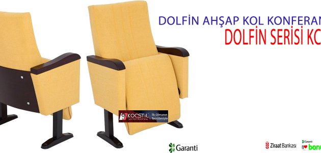 DOLFİN AHŞAP KOL KONFERANS KOLTUĞU 