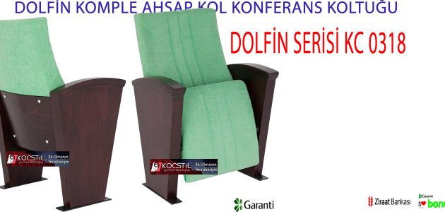 DOLFİN KOMPLE AHŞAP KOL KONFERANS KOLTUĞU KC 0318