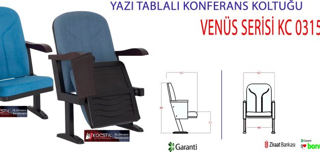  ROM Yazı Tablalı Konferans Koltuğu 