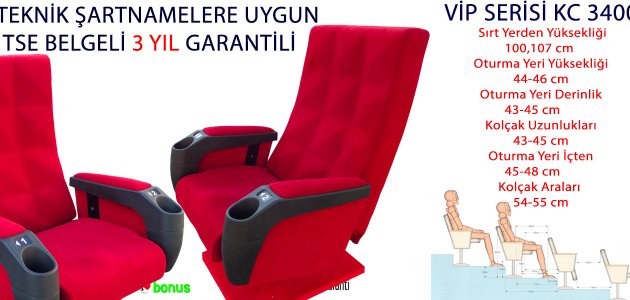 sinema koltukları fiyatları