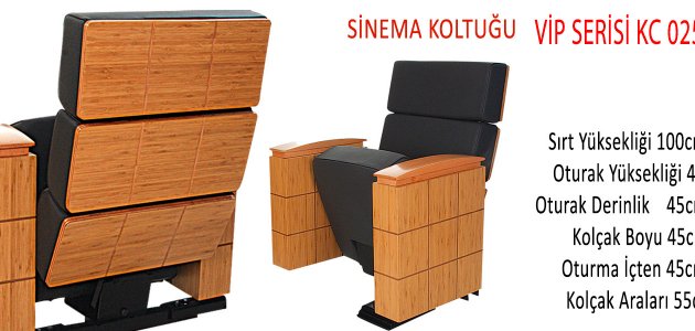 STANDART KATLANIR SİNEMA KOLTUĞU VİP KC 025