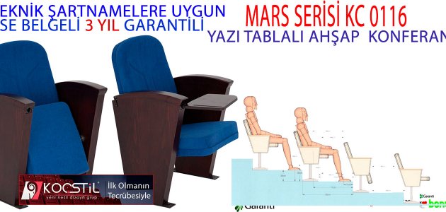 YAZI TABLALI KOMPLE AHŞAP KONFERANS KOLTUĞU 